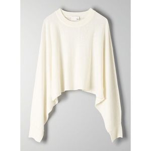 Aritzia Sheer Cropped Sweater